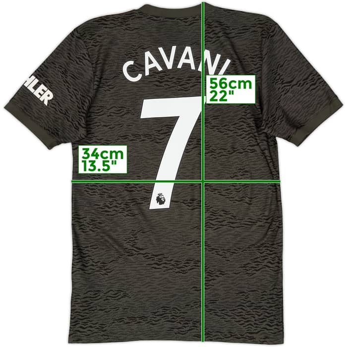 2020-21 Manchester United Away Shirt Cavani #7 - 9/10 - (XS)