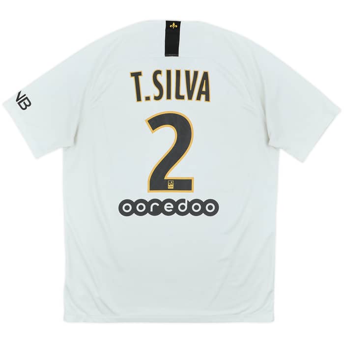 2018-19 Paris Saint-Germain Away Shirt T.Silva #2 - 9/10 - (L)