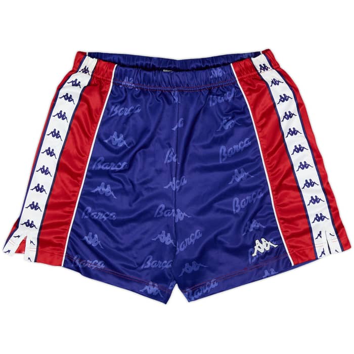 1992-95 Barcelona Home Shirt & Shorts - 8/10 - (L)