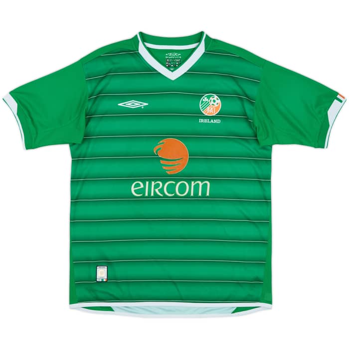 2003-04 Ireland Home Shirt Keane #6 - 7/10 - (M)