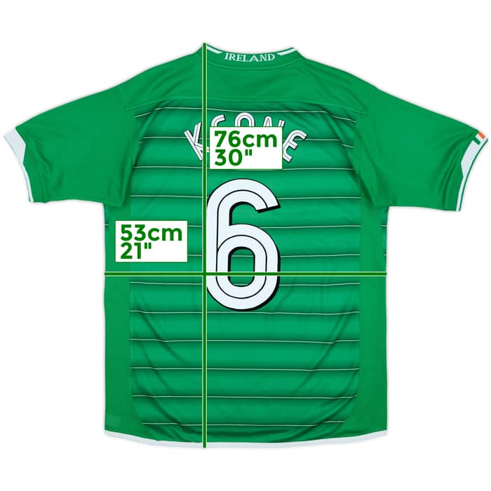 2003-04 Ireland Home Shirt Keane #6 - 7/10 - (M)