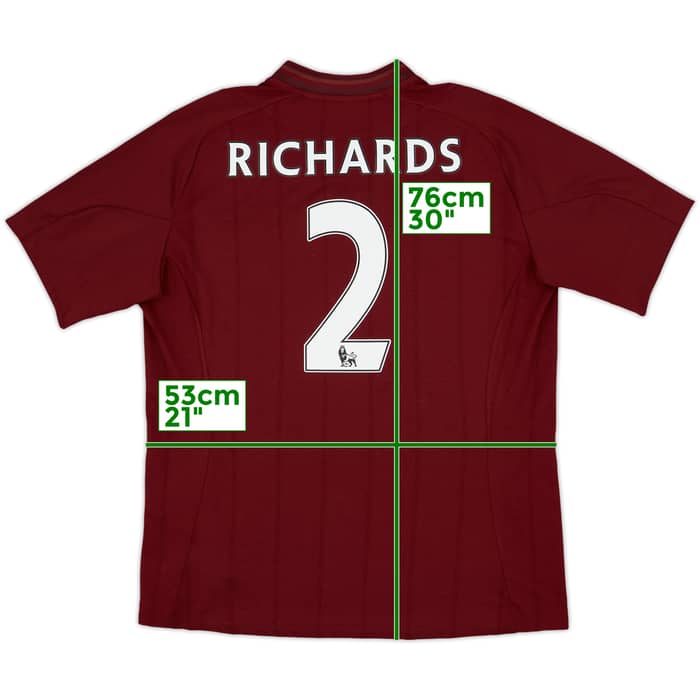 2012-13 Manchester City Away Shirt Richards #2 - 10/10 - (L)