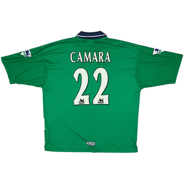1999-00 Liverpool Away Shirt Camara #22 - 7/10 - (XL)