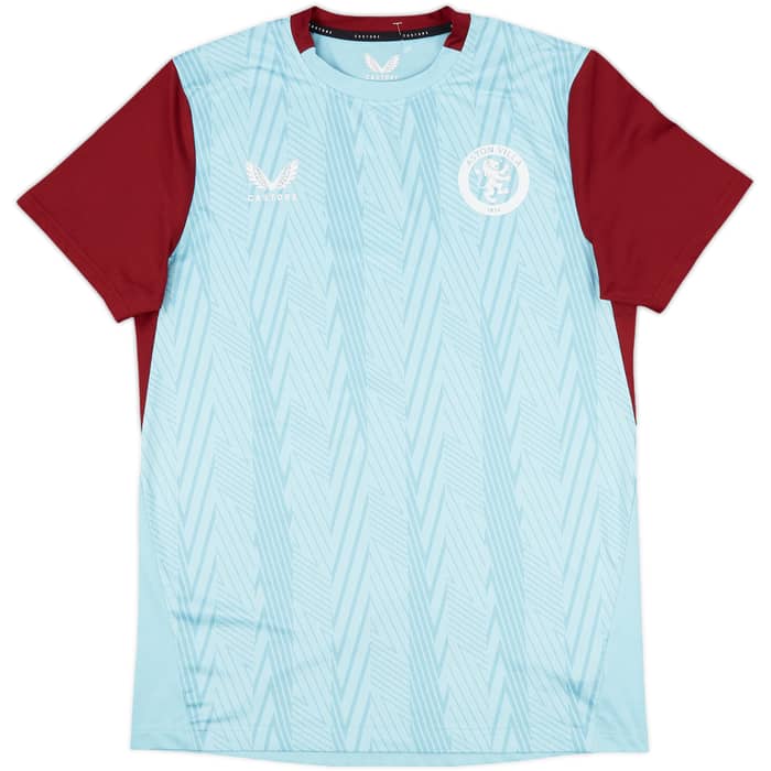 2023-24 Aston Villa Castore Training Shirt - 9/10 - (S)