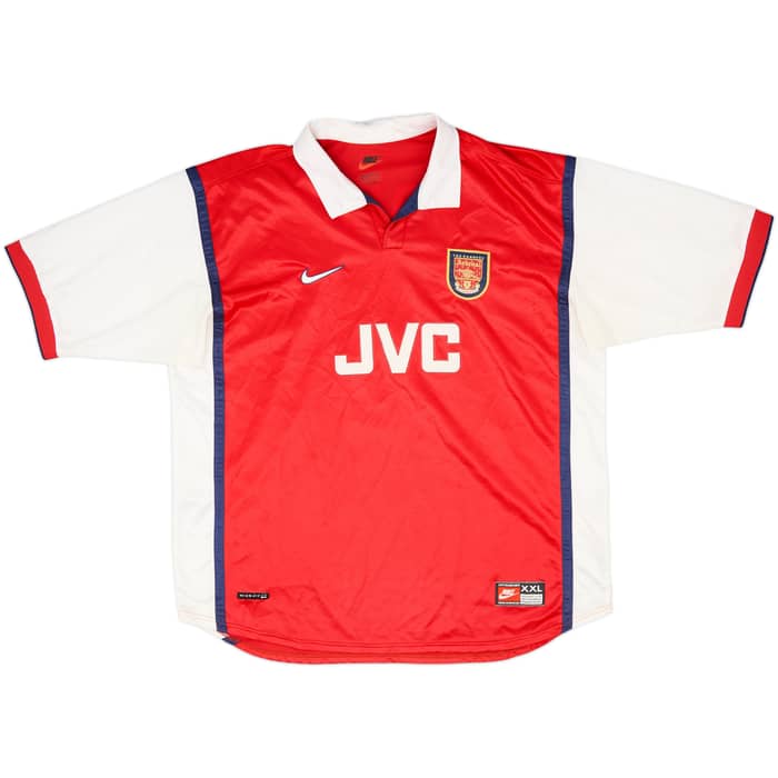 1998-99 Arsenal Home Shirt Adams #6 - 7/10 - (XXL)