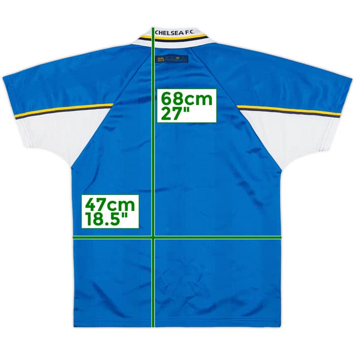 1997-99 Chelsea Home Shirt - 10/10 - (L.Boys)