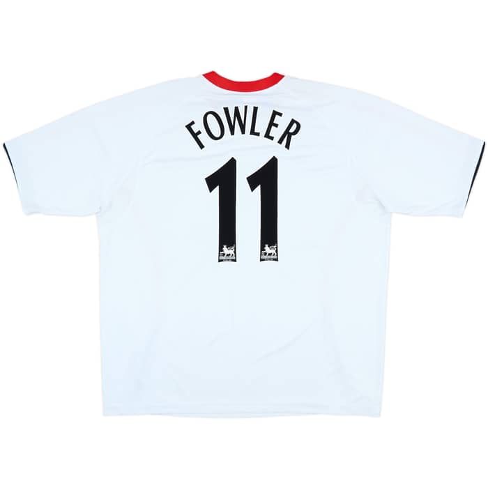2005-06 Liverpool Away Shirt Fowler #11 - 9/10 - (XXL)
