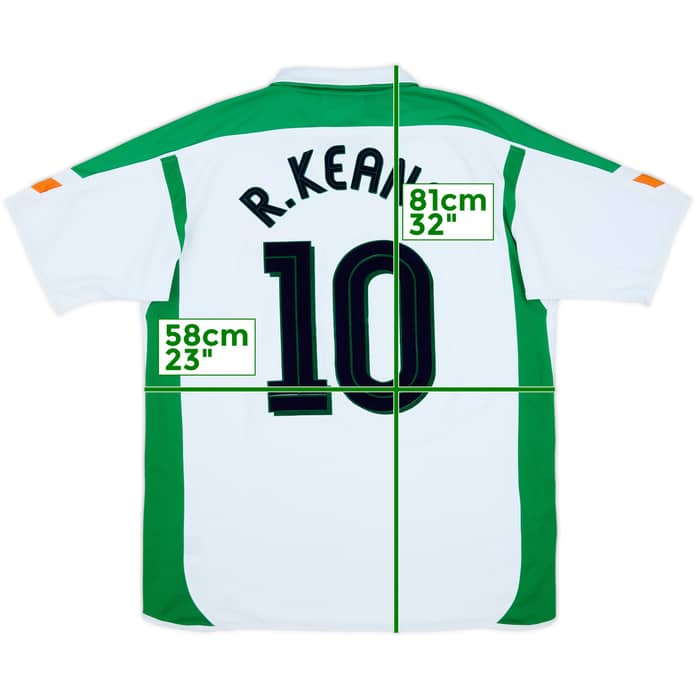 2003-05 Ireland Away Shirt R.Keane #10 - 7/10 - (XL)