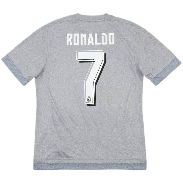 2015-16 Real Madrid Away Shirt Ronaldo #7 - 7/10 - (M)