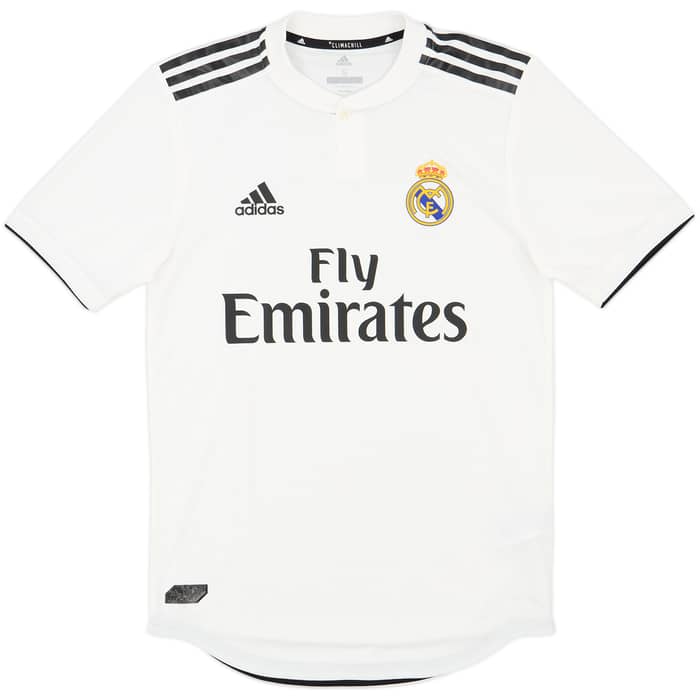 2018-19 Real Madrid Authentic Home Shirt - 10/10 - (S)
