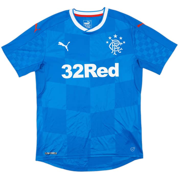 2016-18 Rangers Home Shirt Diouf #10 - 8/10 - (M)