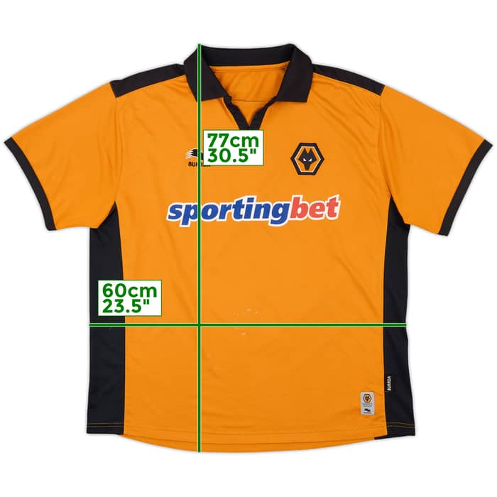 2010-11 Wolves Home Shirt - 6/10 - (XL)