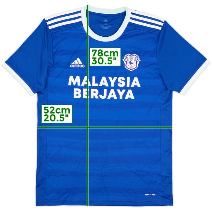 2020-21 Cardiff Home Shirt - 9/10 - (M)