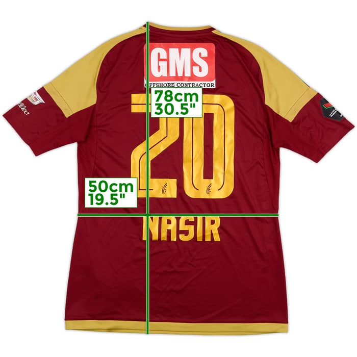 2016-17 Al Wahda Match Issue Home Shirt Nasir #20