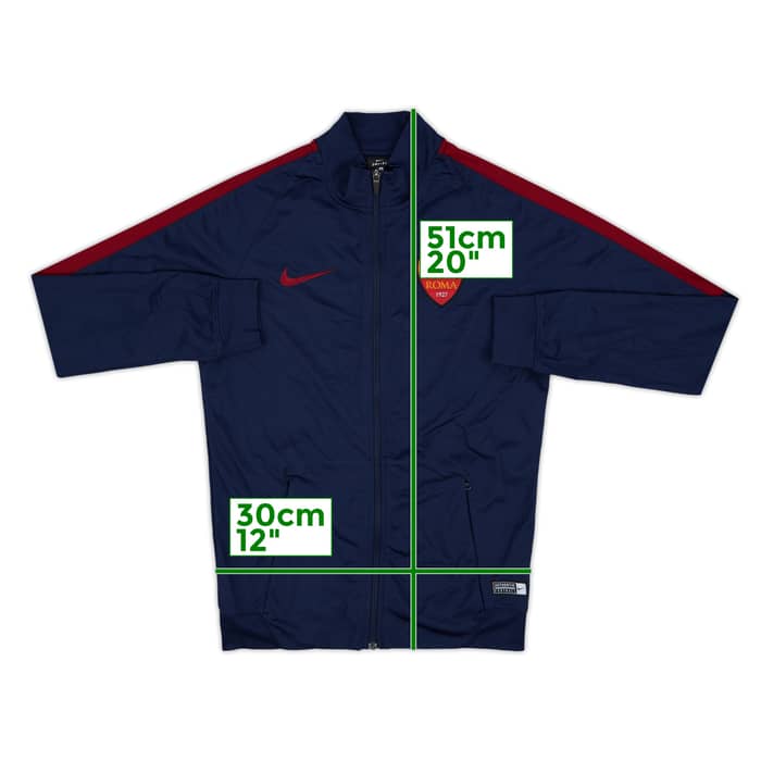 2016-17 Roma Nike Track Jacket - 9/10 - (S)