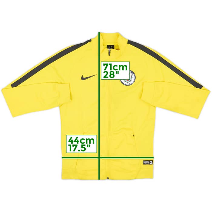 2017-18 Manchester City Nike Track Jacket - 4/10 - (S)