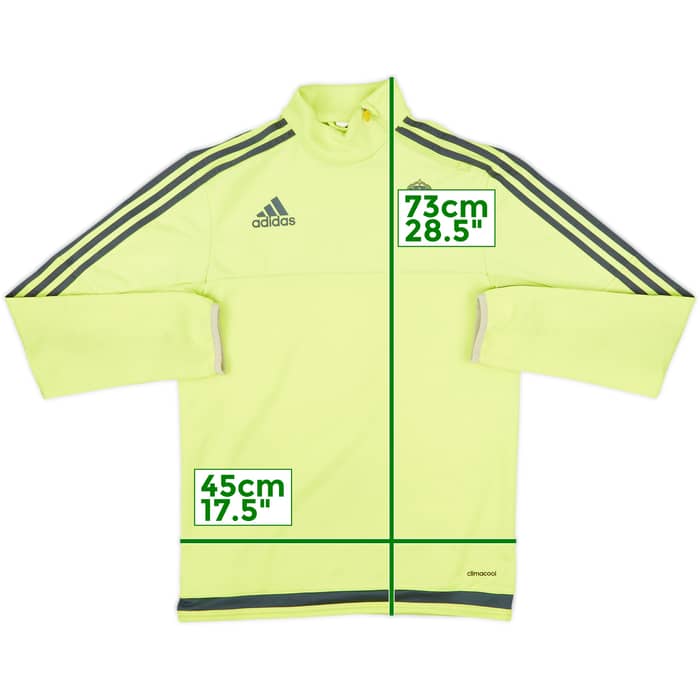 2015-16 Real Madrid adidas 1/4 Zip Training Top - 8/10 - (XS)