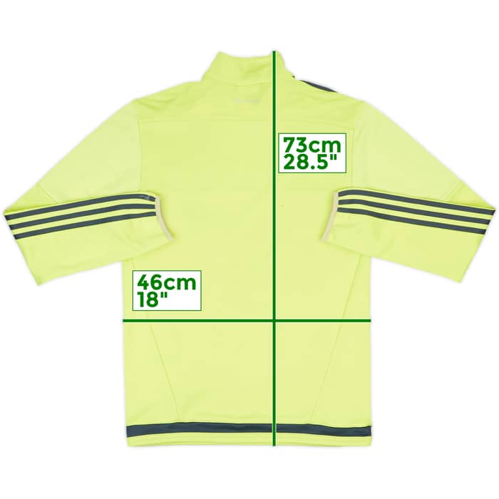 2015-16 Real Madrid adidas 1/4 Zip Drill Top - 6/10 - (XS)
