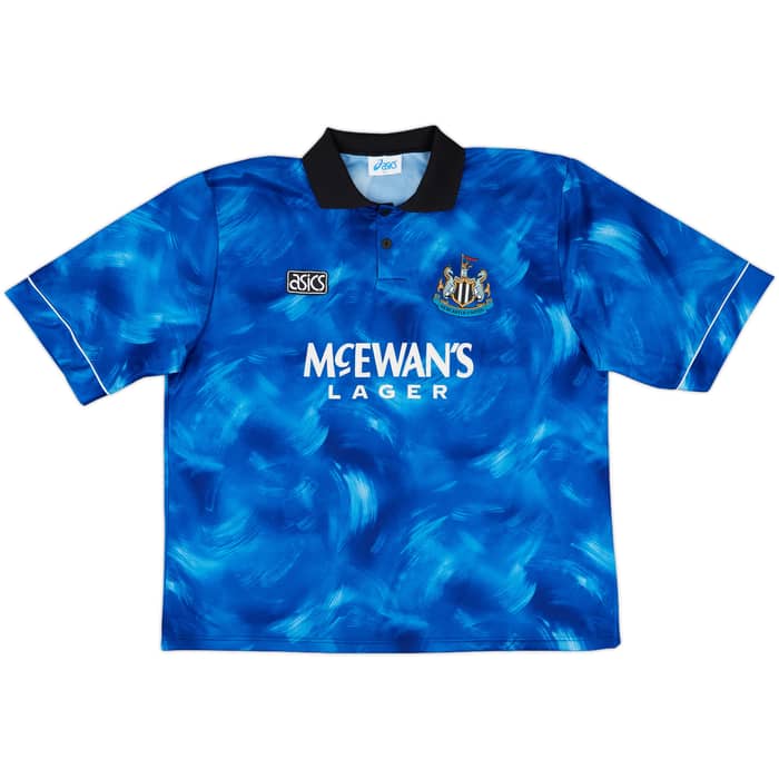 1993-95 Newcastle Away Shirt Cole #9 - 10/10 - (XXL)