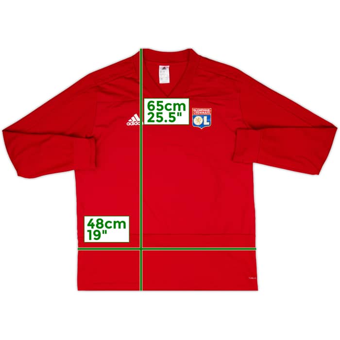 2018-19 Lyon adidas Drill Top - 5/10 - (XL)
