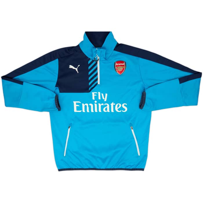 2015-16 Arsenal Puma 1/4 Zip Drill Top - 5/10 - (L)