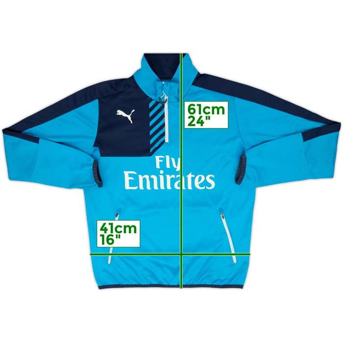 2015-16 Arsenal Puma 1/4 Zip Drill Top - 5/10 - (L)