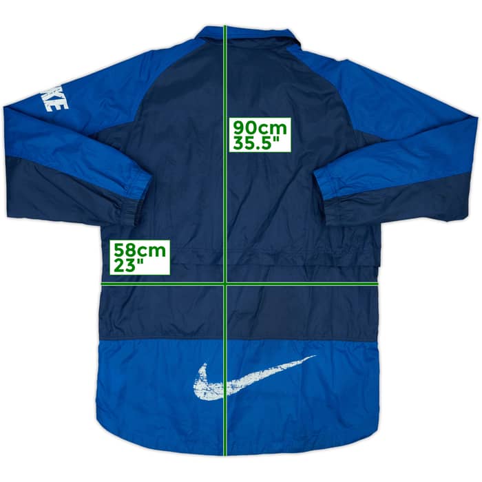 1998-99 Inter Milan Nike Hooded Rain Jacket - 6/10 - (L)
