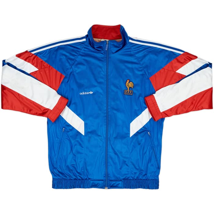 1990-92 France adidas Track Jacket - 7/10 - (M)