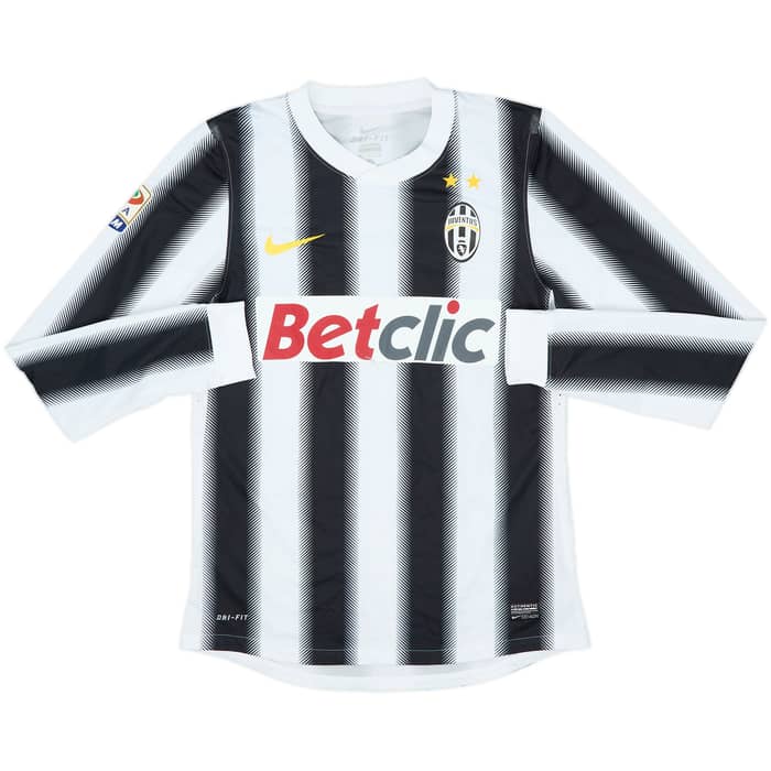 2011-12 Juventus Match Issue Signed Home L/S Shirt Elia #17