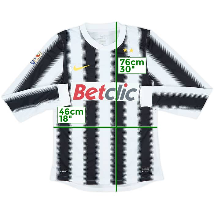2011-12 Juventus Match Issue Signed Home L/S Shirt Elia #17
