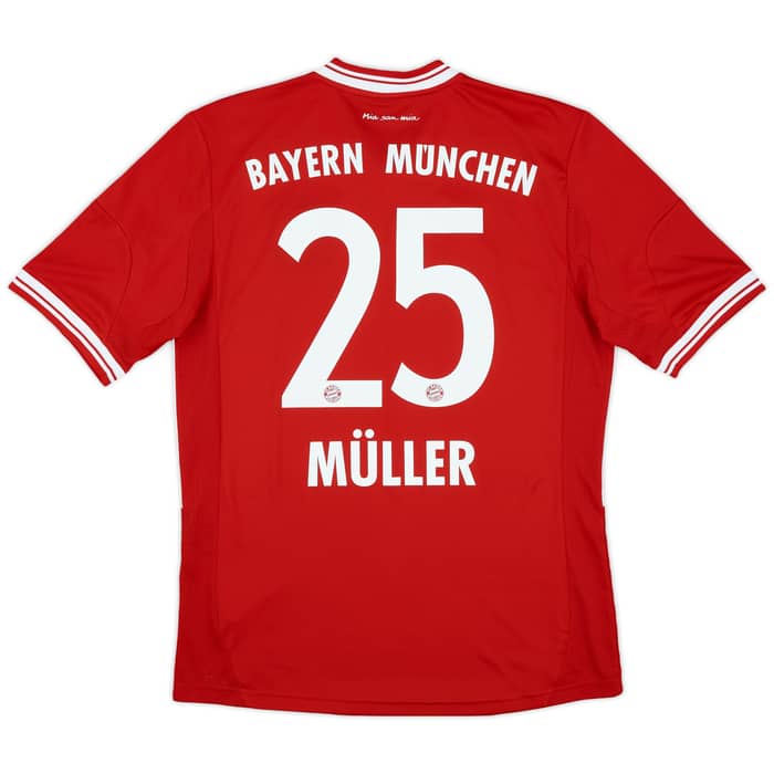 2013-14 Bayern Munich Home Shirt Muller #25