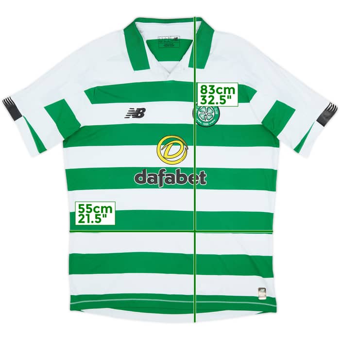 2019-20 Celtic Home Shirt - 7/10 - (XL)