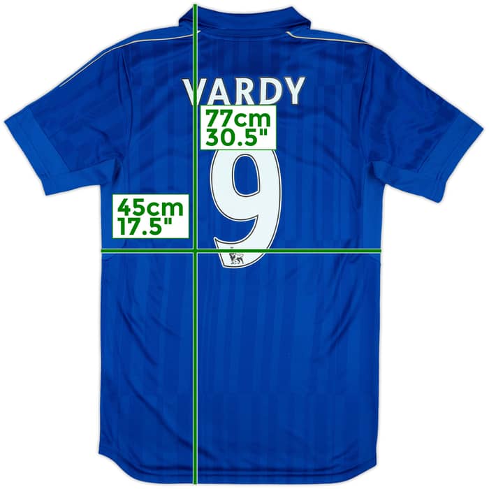 2016-17 Leicester Home Shirt Vardy #9 - 10/10 - (S)