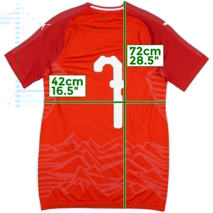 2018-19 Austria Match Issue Home Shirt #7