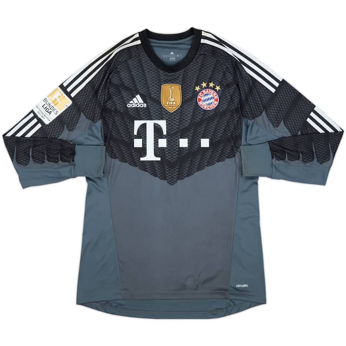 2014-15 Bayern Munich GK Shirt Neuer #1 - 4/10 - (M)