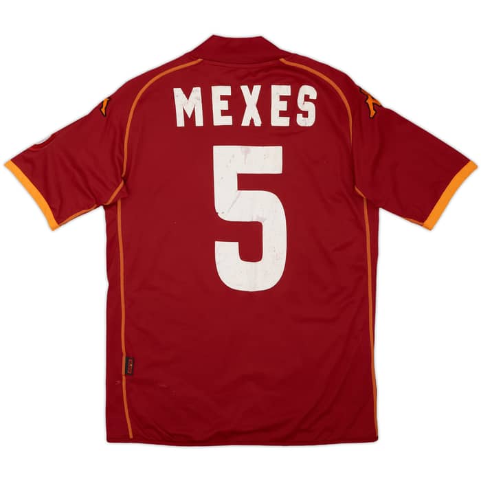 2008-09 Roma Home Shirt Mexes #5 - 5/10 - (S)