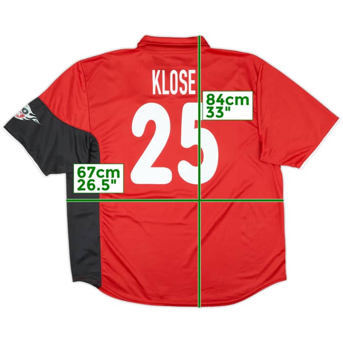 2000-01 Kaiserslautern Home Shirt Klose #25 - 9/10 - (XXL)