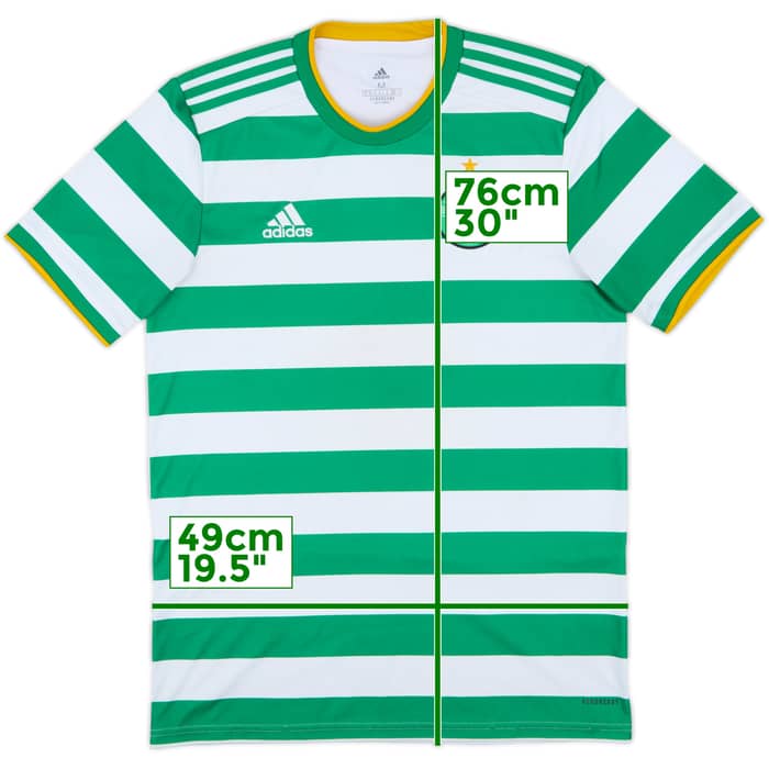2020-21 Celtic Home Shirt - 6/10 - (M)