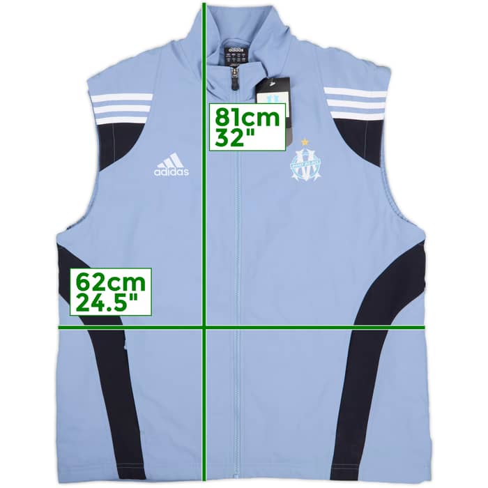2003-04 Olympique Marseille adidas Gilet (L/XL)