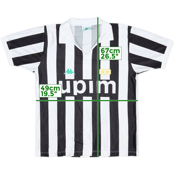 1991-92 Juventus Home Shirt - 8/10 - (M)