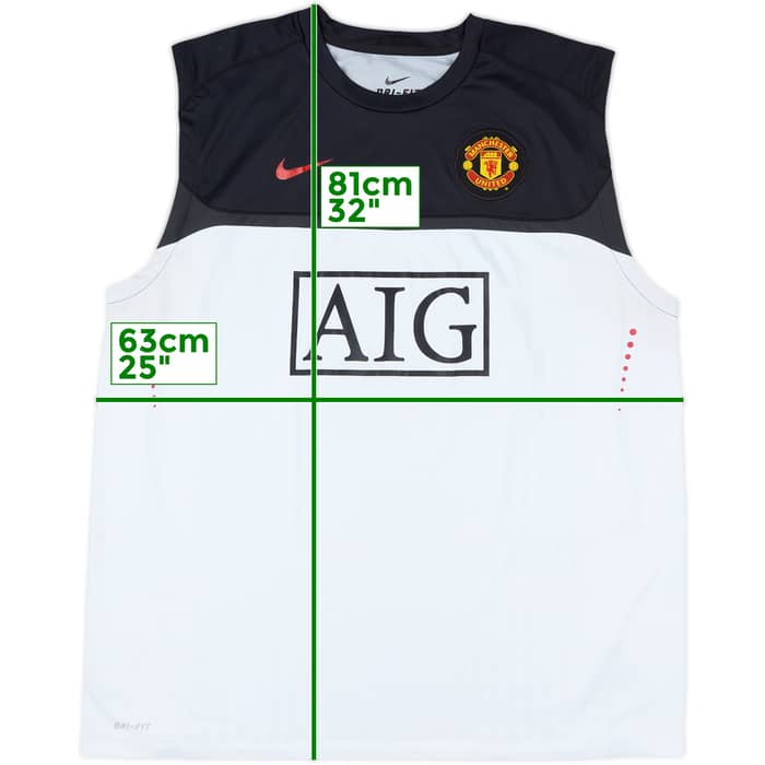 2010-11 Manchester United Nike Training Vest - 7/10 - (XXL)