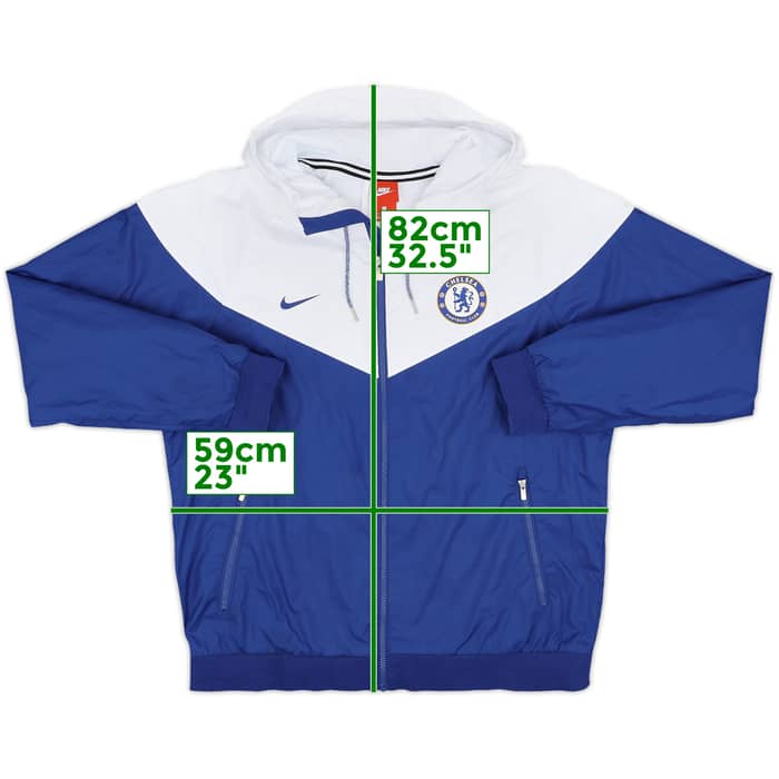 2017-18 Chelsea Nike Hooded Track Jacket - 8/10 - (L)