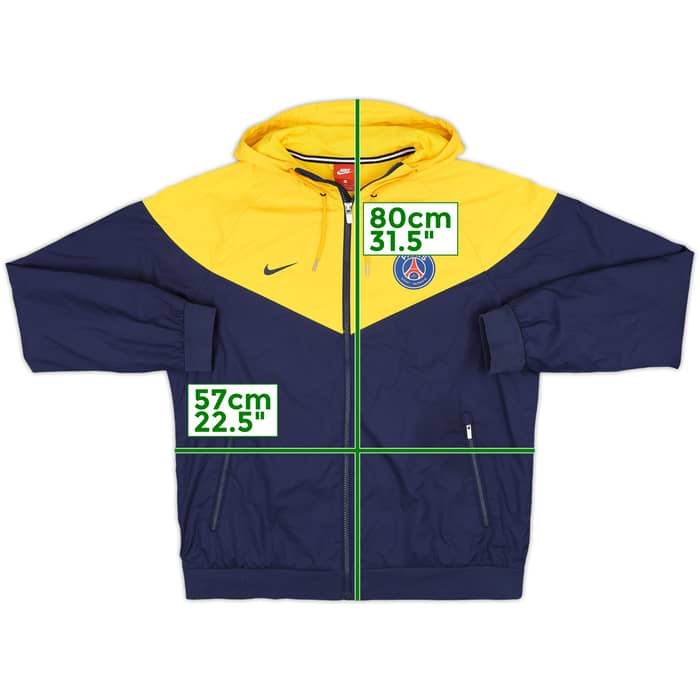 2017-18 Paris Saint-Germain Nike Hooded Track Jacket - 8/10 - (L)