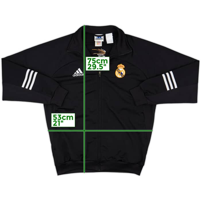 2001-02 Real Madrid adidas Centenary Track Jacket - 8/10 - (XL.Boys)