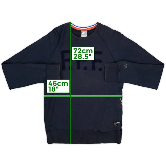 2011-12 France Nike Sweat Top - 8/10 - (S)