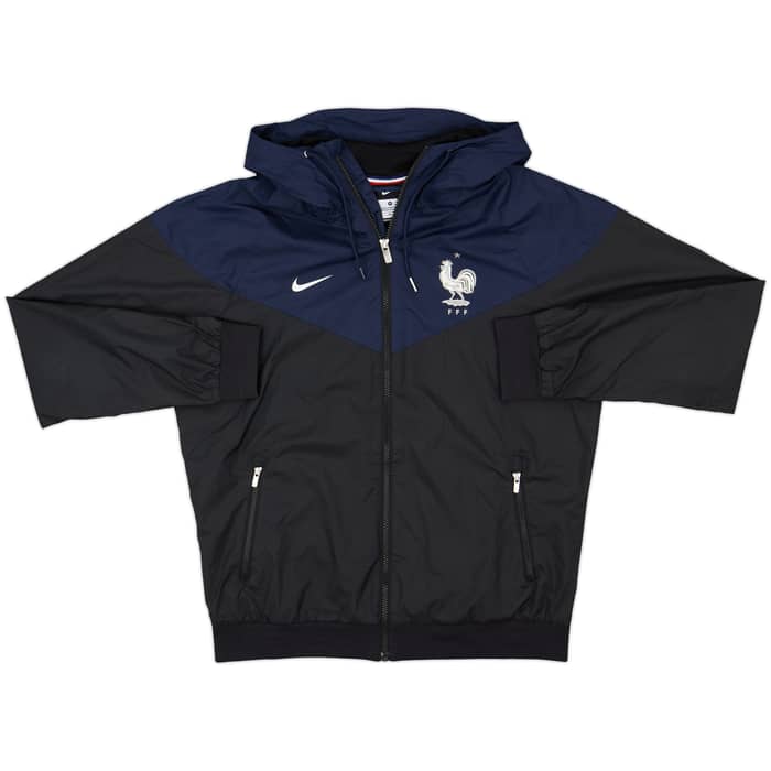 2018-19 France Nike Hooded Track Jacket - 8/10 - (M)