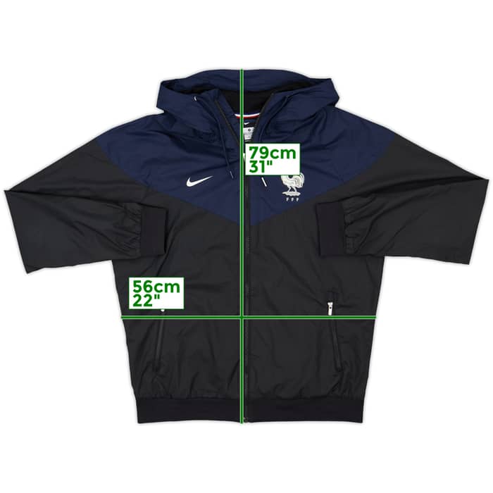 2018-19 France Nike Hooded Track Jacket - 8/10 - (M)