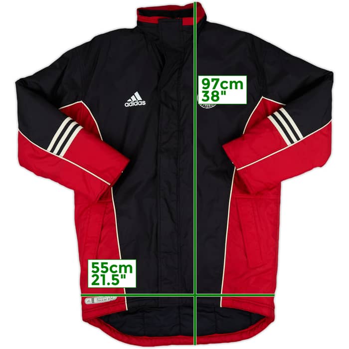 1999-00 Feyenoord adidas Padded Bench Coat - 7/10 - (S)