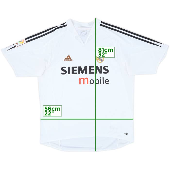 2004-05 Real Madrid Home Shirt - 5/10 - (L)