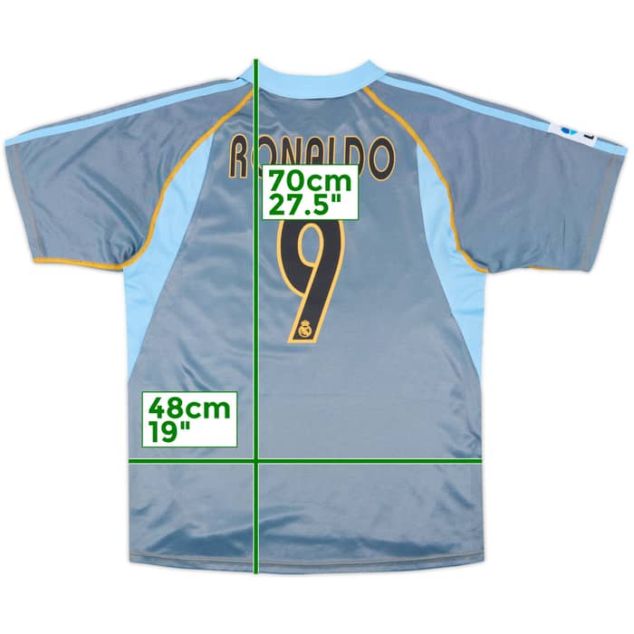 2003-04 Real Madrid Third Shirt Ronaldo #9 - 5/10 - (S)